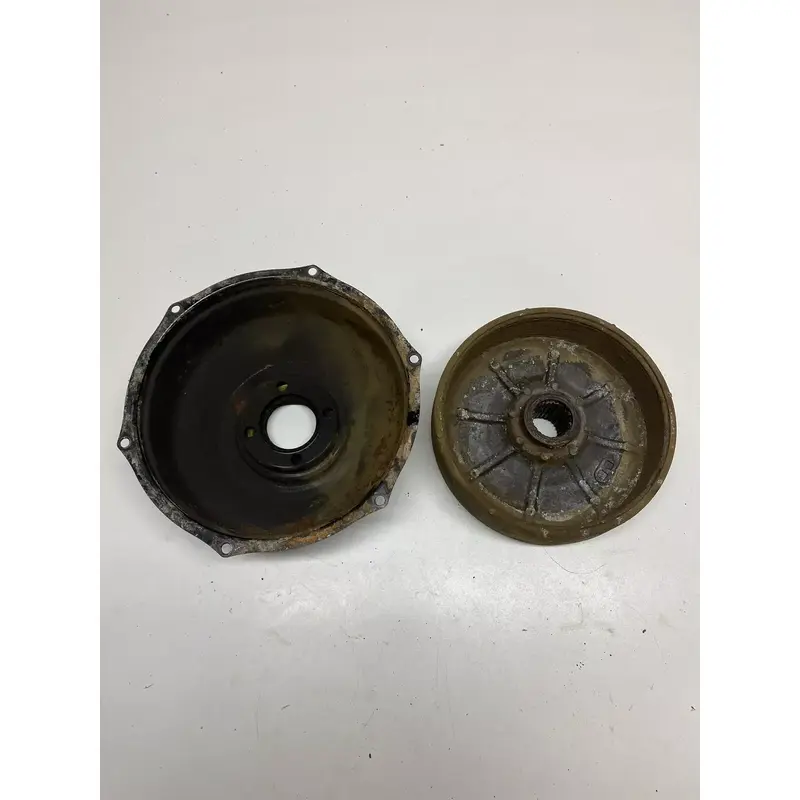 2000 Honda Rancher 350 FM 4x4 Rear Back Brake Drum Dust Cover Rusty TRX350FM