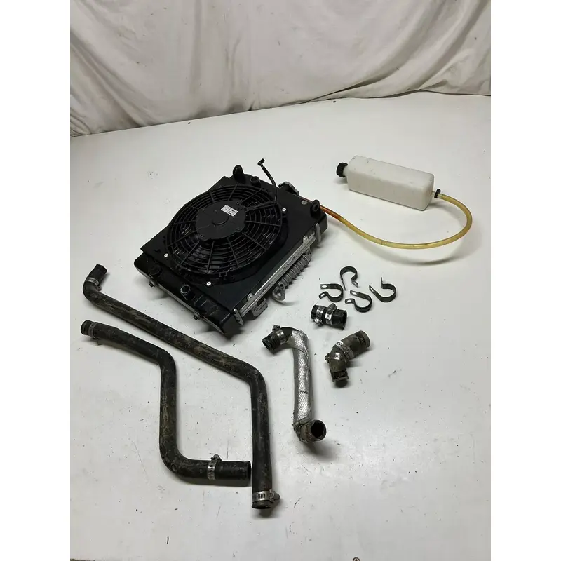 2016 16 Arctic Cat 700 HDX XT CREW GOOD! Radiator Fan Oil Cooler Res Lines Mount