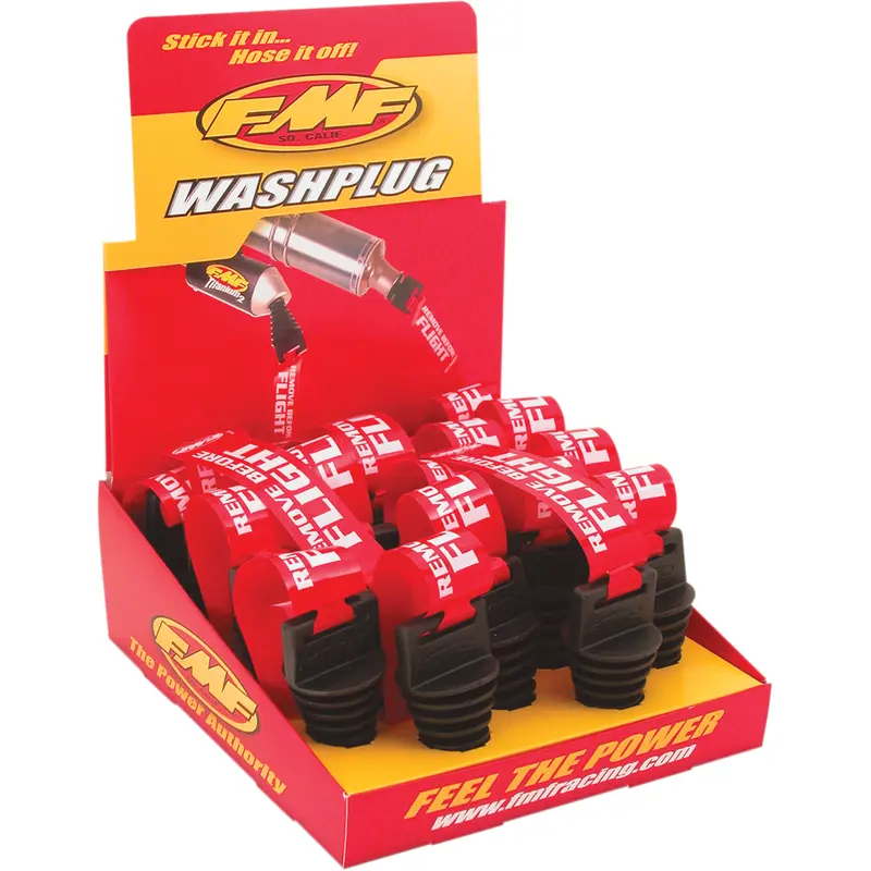Fmf Wash Plug Display - 4-Stroke - 20-Pack