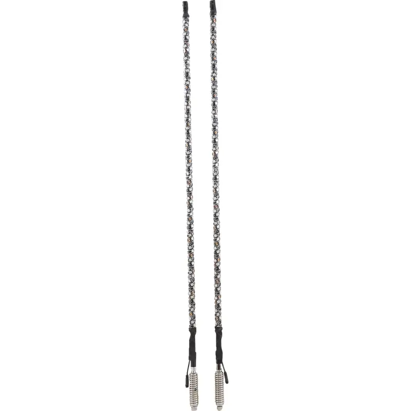 Whipitlightrods 3' Light Rod Whip - Bluetooth - Pair - Black