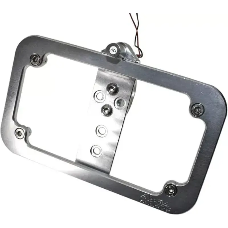 Axia Alloys Roll Cage Mount Lighted Plate Frame - Silver - MODLP-C Brand New NOS