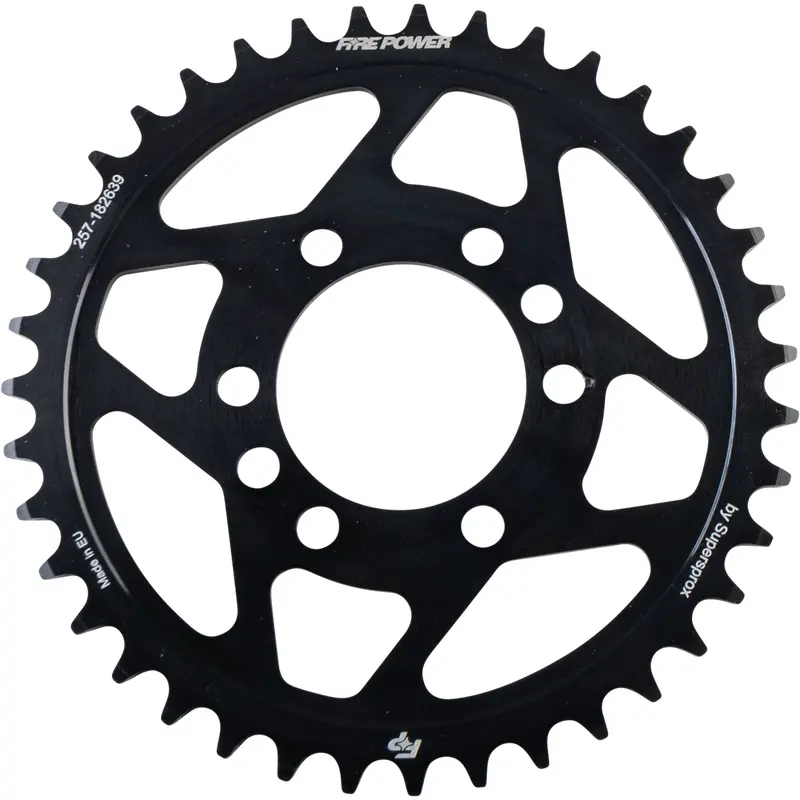 FIRE POWER REAR SPROCKET STEEL 39T BLK