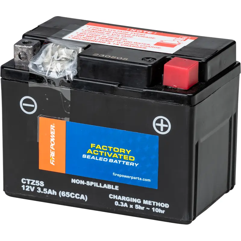 Fire Power Factory Activated AGM Battery CTZ5S