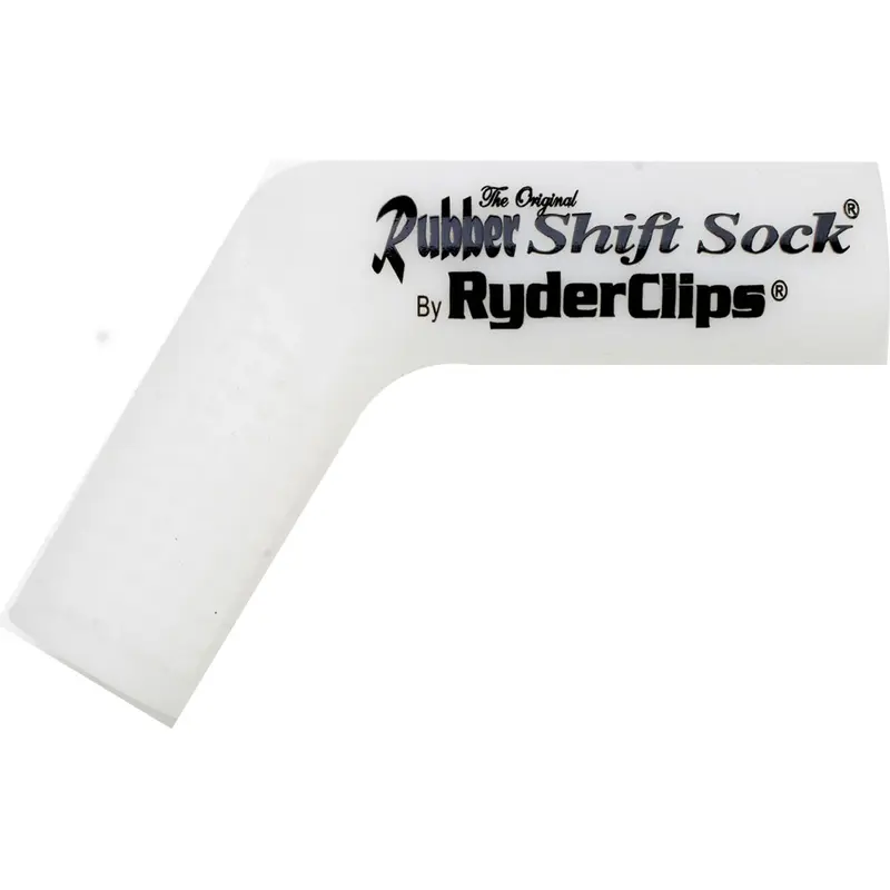 RYDER CLIPS RUBBER SHIFT SOCK (WHITE)