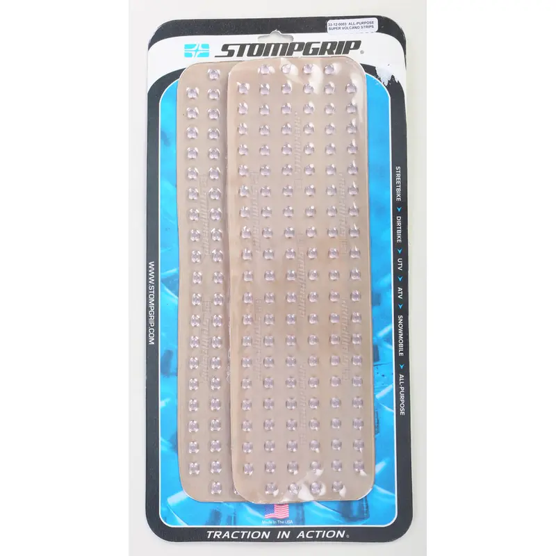 STOMPGRIP 2/PK STOMPGRIP STRIPS CLEAR SUPER VOLCANO