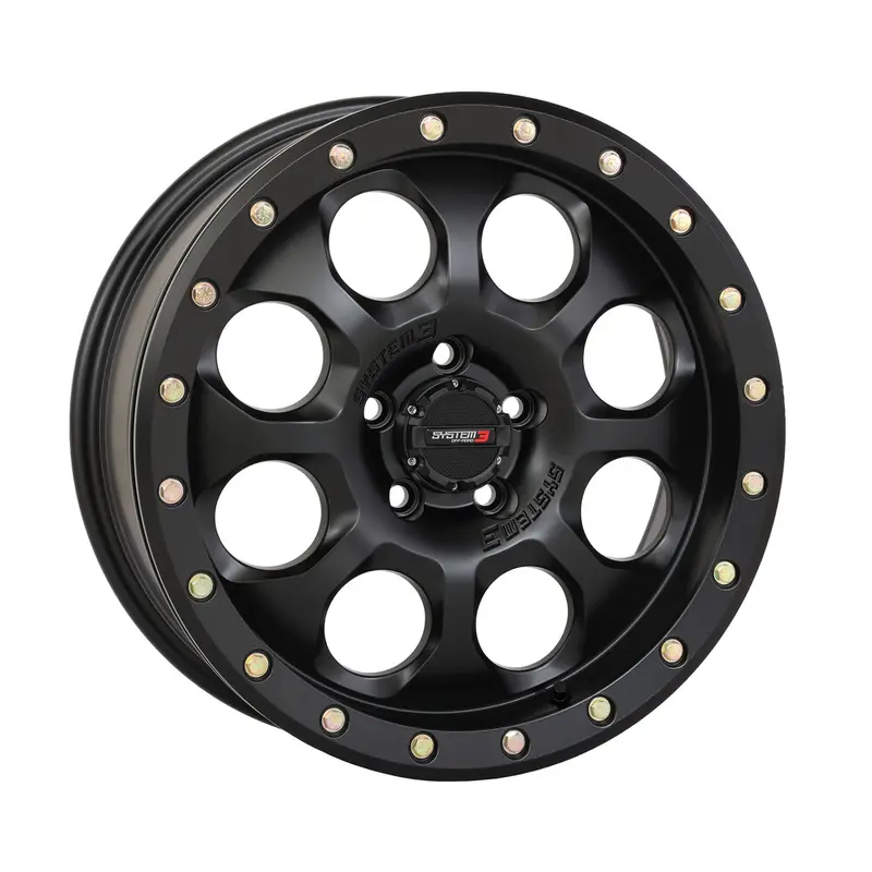 SYSTEM 3 SB7 BL WHEEL 18X7 4 3 ( 20MM) 4/156 MATTE BLACK