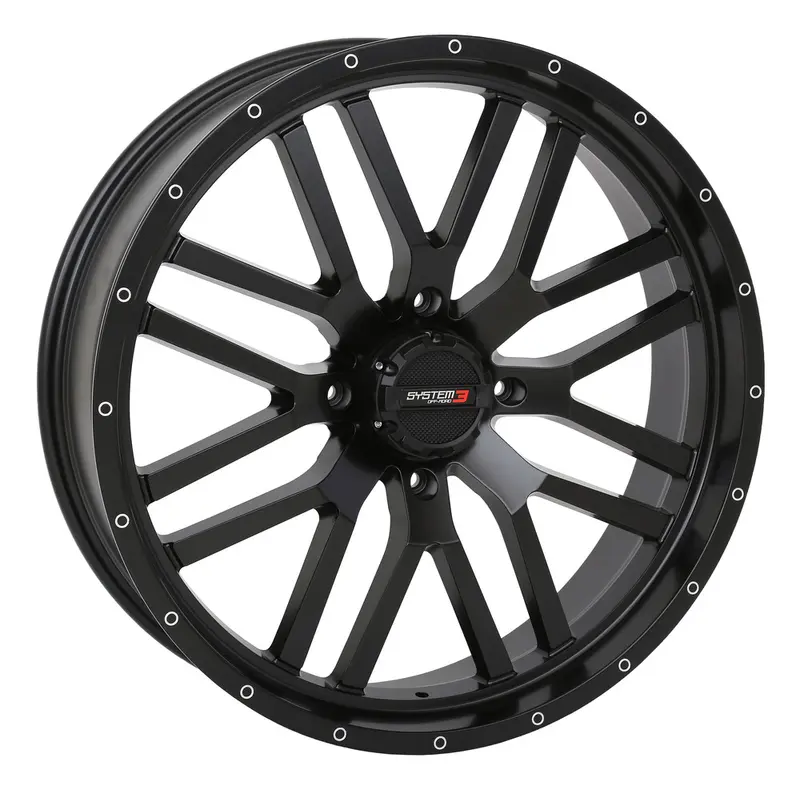 SYSTEM 3 ST3 WHEEL 22X7 4 2.5 ( 10MM) 4/137 4 MATTE BLACK