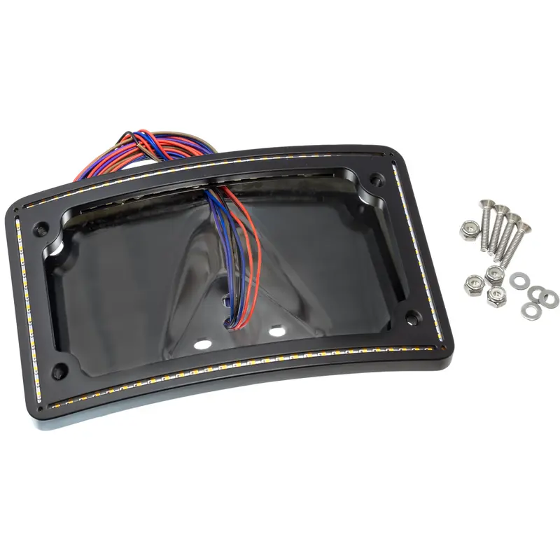 LETRIC LIGHTING CO PERFECT PLATE LIGHT CURVE BLK UNIVERSAL FIT