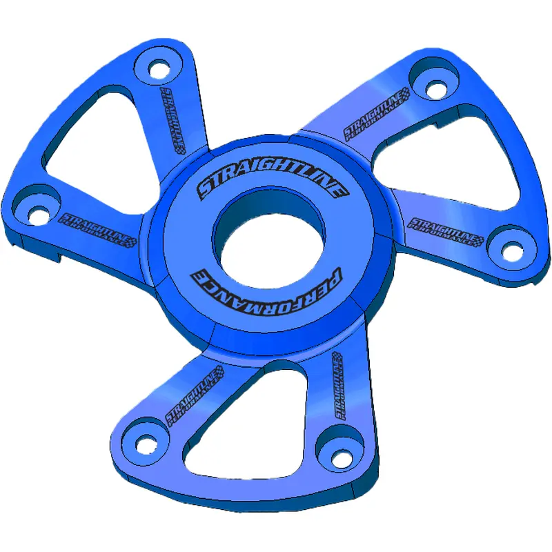 STRAIGHTLINE POLARIS P22 CLUTCH COVER ANODIZED BLUE