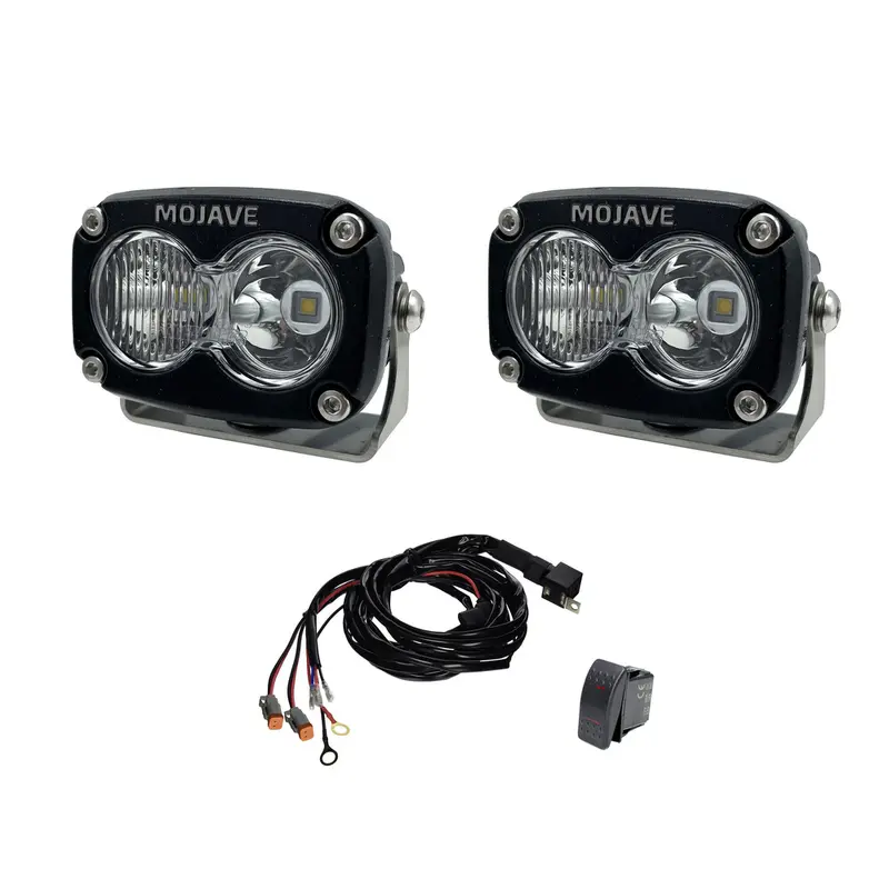 Tiger Lights Dual 2" x 3" Mojave 20 W LED Light Kit