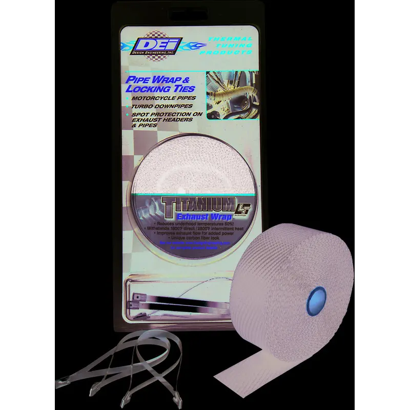 DEI PIPE WRAP & LOCKING TIES BLACK TITANIUM