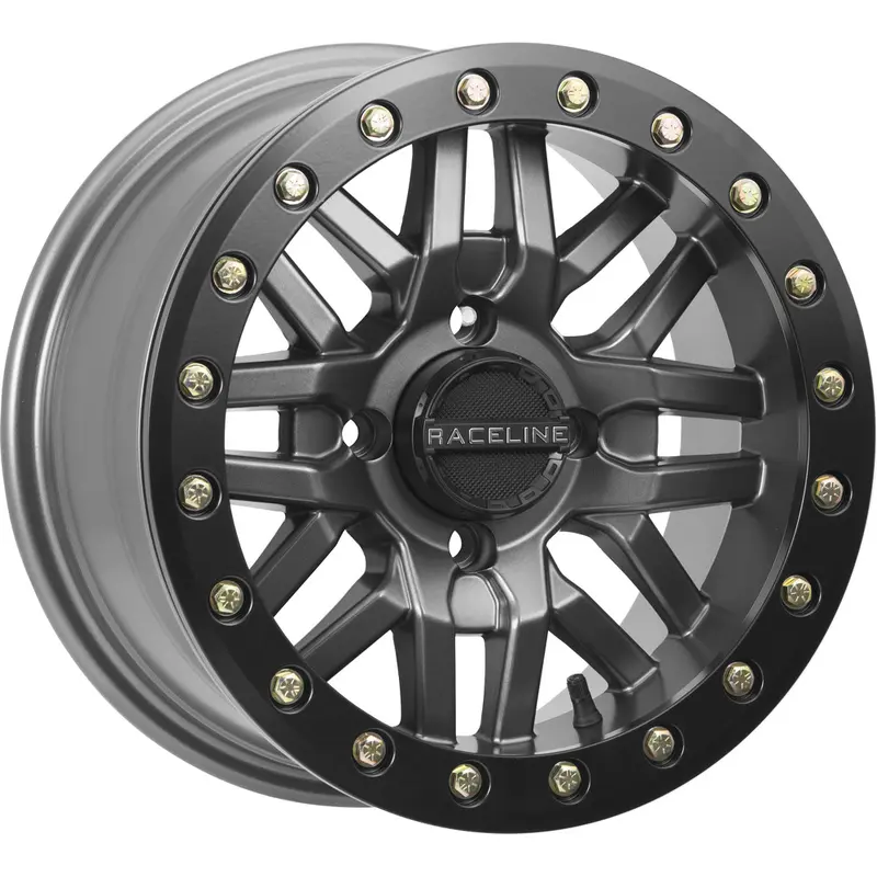 RACELINE RYNO BDLK WHEEL 15X10 4/137 5 5 (0MM) GUNMETAL