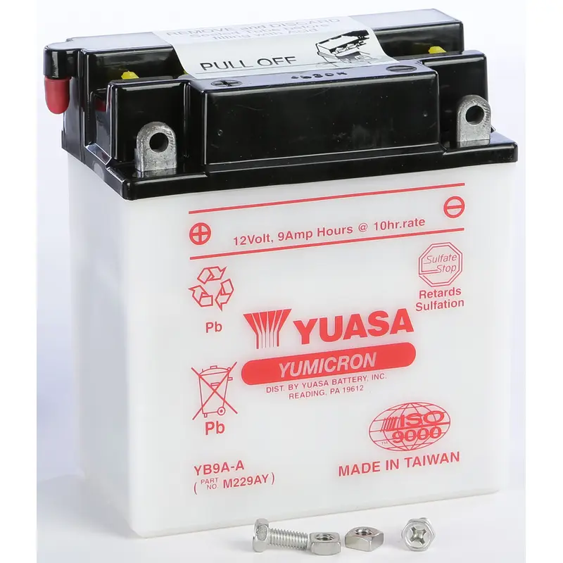 YUASA BATTERY YB9A-A CONVENTIONAL