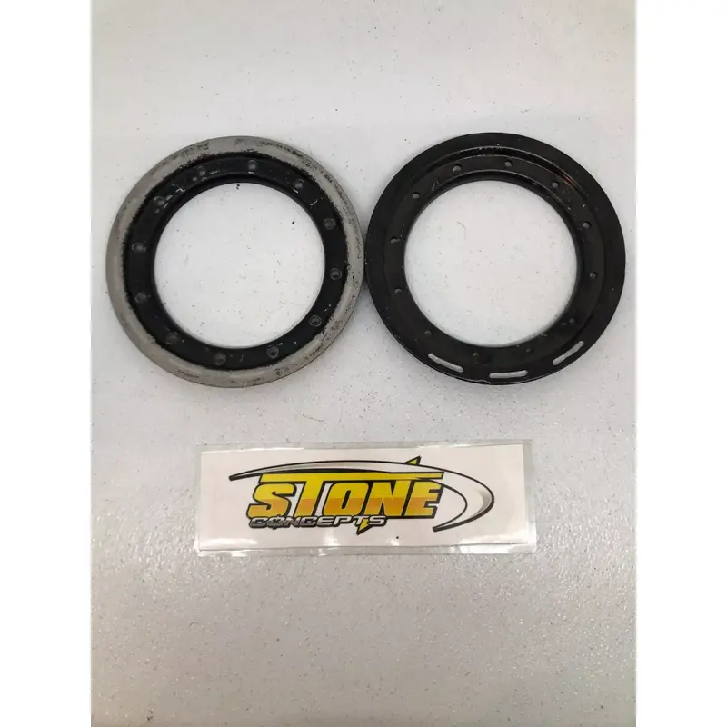 SET OF DOUGLAS 8" DWT BEADLOCK RING FRONT WHEEL 450R YFZ ALUMILITE RINGS A