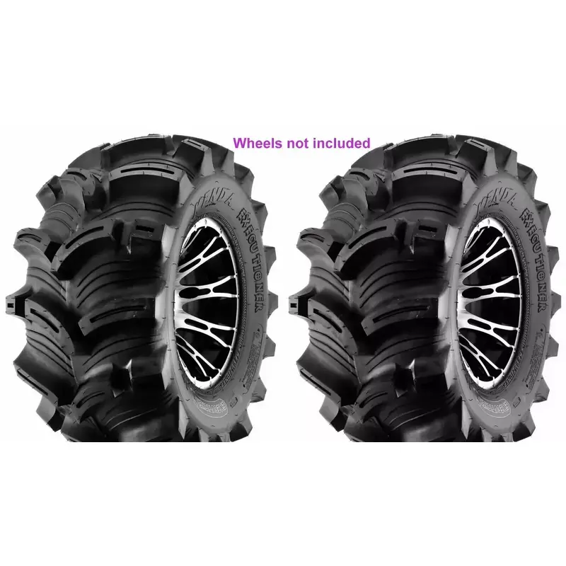 (2) New Kenda 25X8-12 25-8-12 K538 Executioner ATV Mud Tires