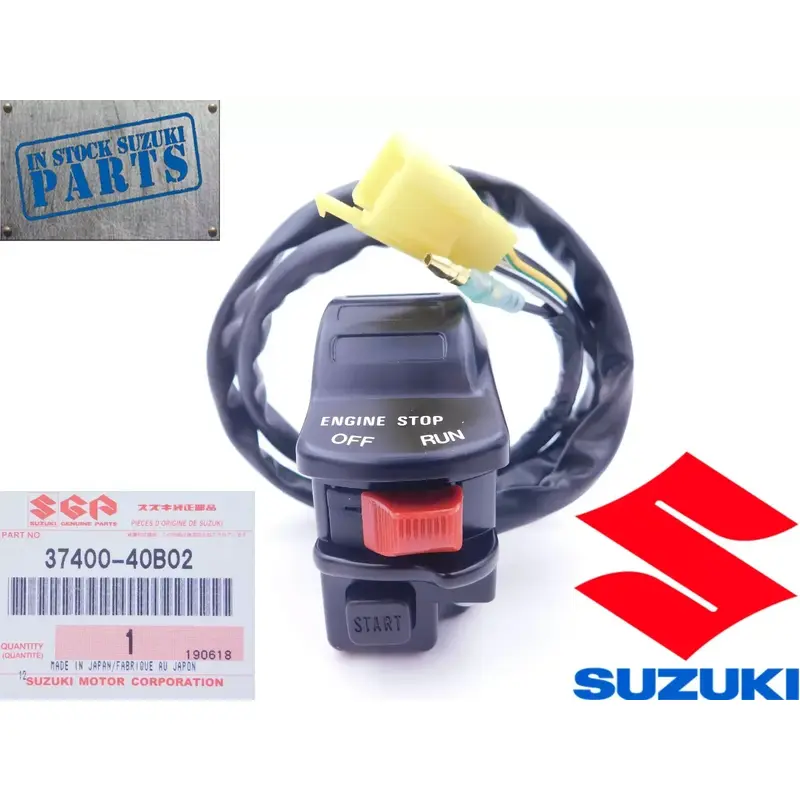 1987 - 2006 SUZUKI LT80 LT 80 QUADSPORT LH HANDLE STOP SWITCH 37400-40B02 OEM