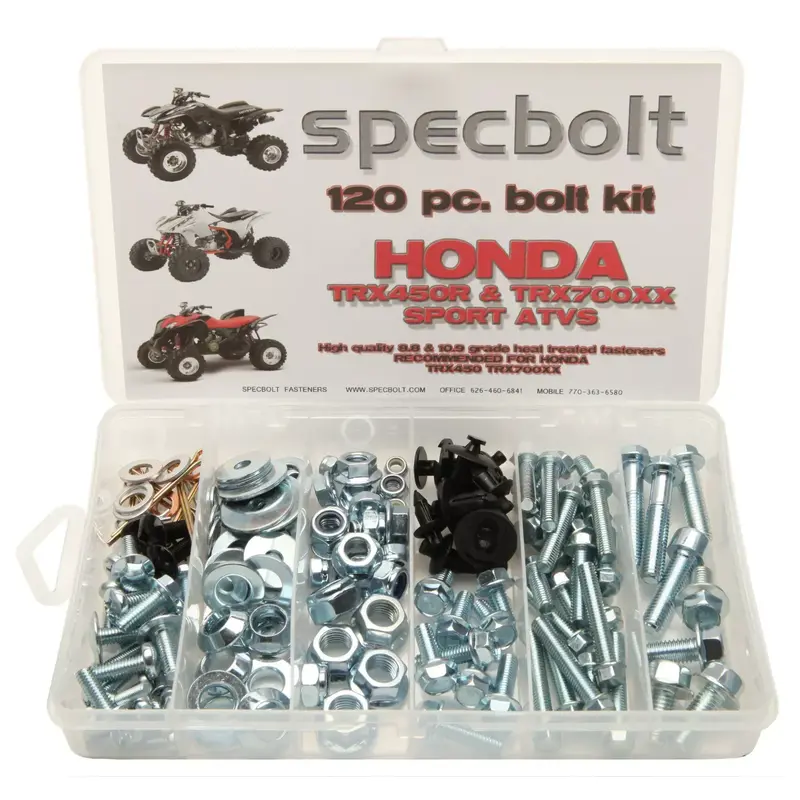 bolt kit Honda TRX450 ATV 700XX frame body plastics fender frame engine  #0029