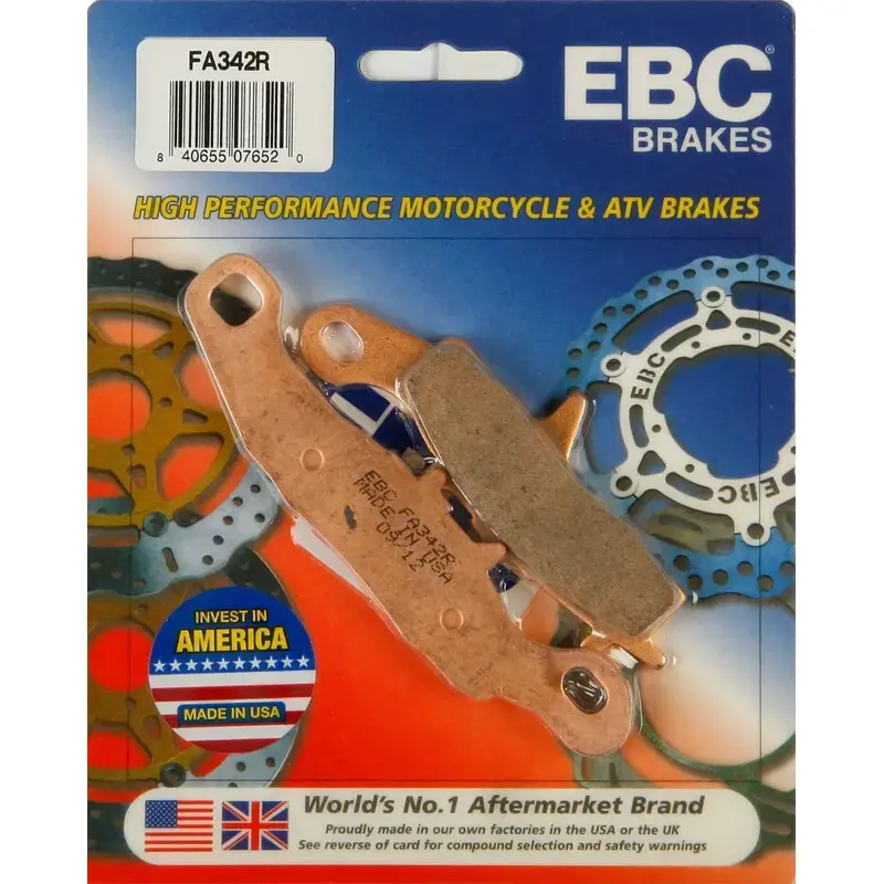 EBC R Series Long Life Sintered Brake Pads FA342R