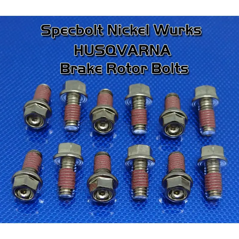 HUSQVARNA NICKEL 12PC BRAKE ROTOR BOLT FC250 FC450 FE250 FE350 FE450 FE501 TE300