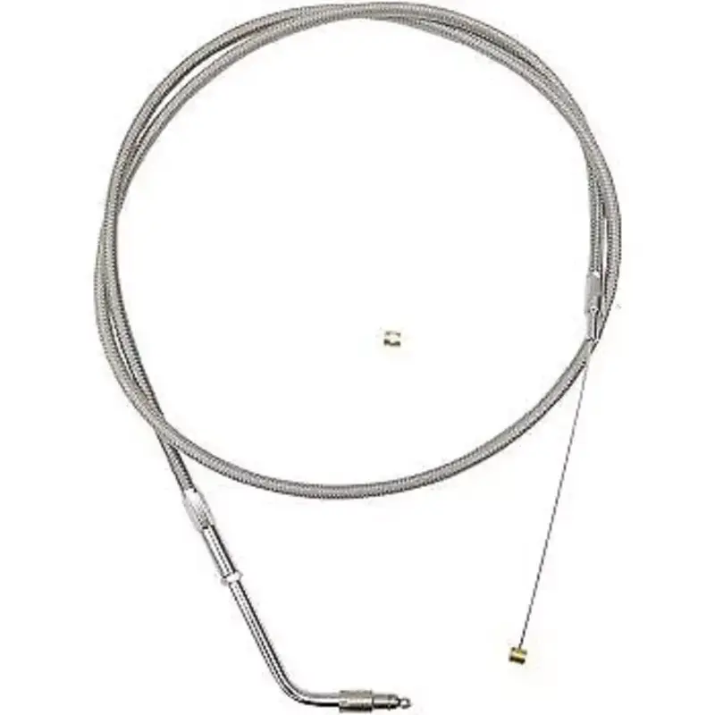 LA CHOPPERS Stainless Braided Throttle Cable