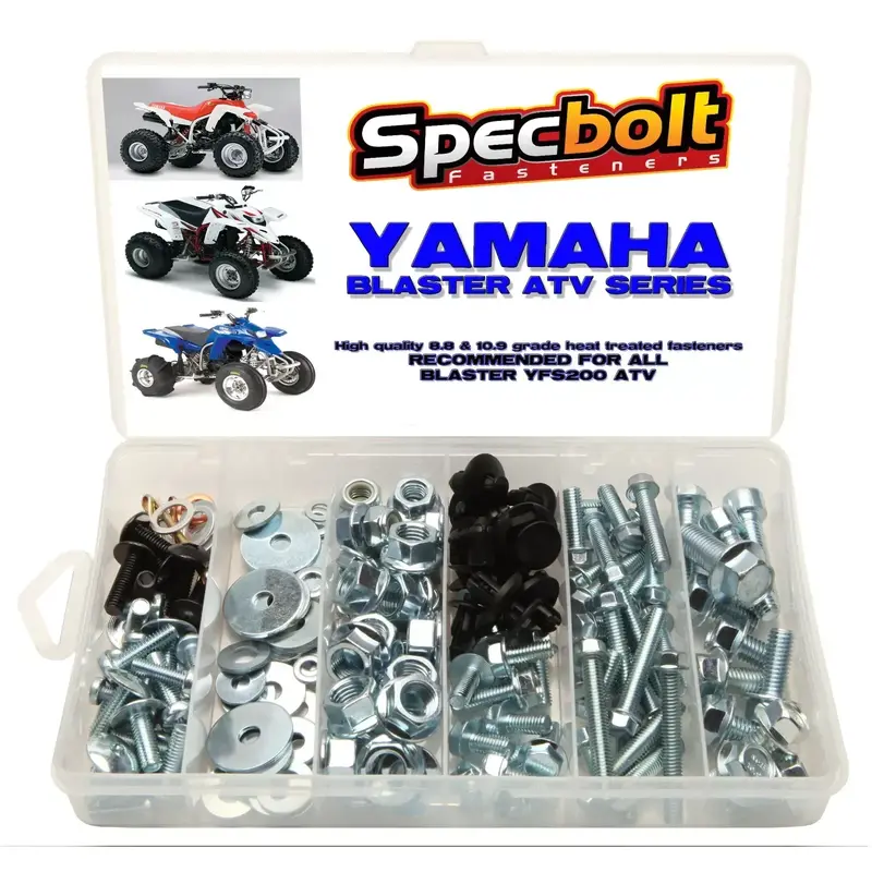 150pc YAMAHA BLASTER YFS200 ATV Bolt Kit for plastic body engine lug nuts bumper