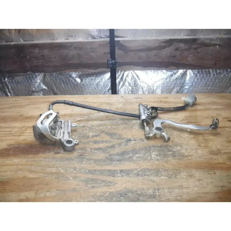1989 Rm125 Rear Brake Assembly MasterCylinder Brake Line Pads Lever