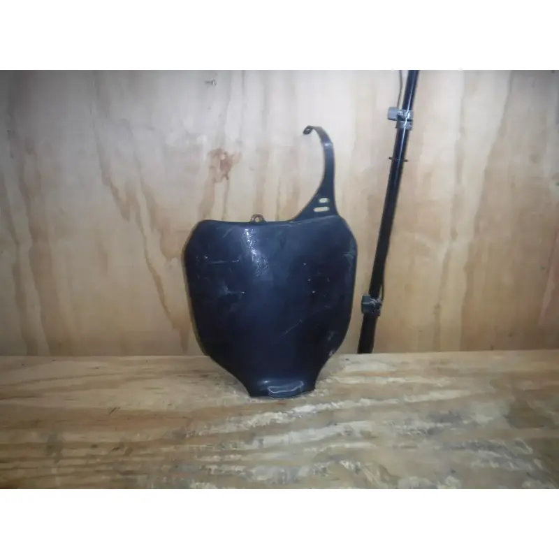 2000 Yz125 (B) Front Number Plate Plastic Black Body Plastics UFO