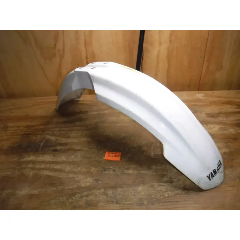 2006 Yz250f (M19) Front Fender Plastics Shroud Fairing Body White
