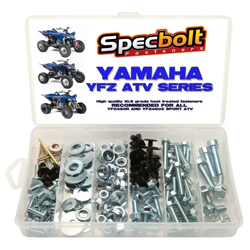 YAMAHA YFZ450 BOLT KIT YFZ 450 ATV QUAD BY SPECBOLT 120PC