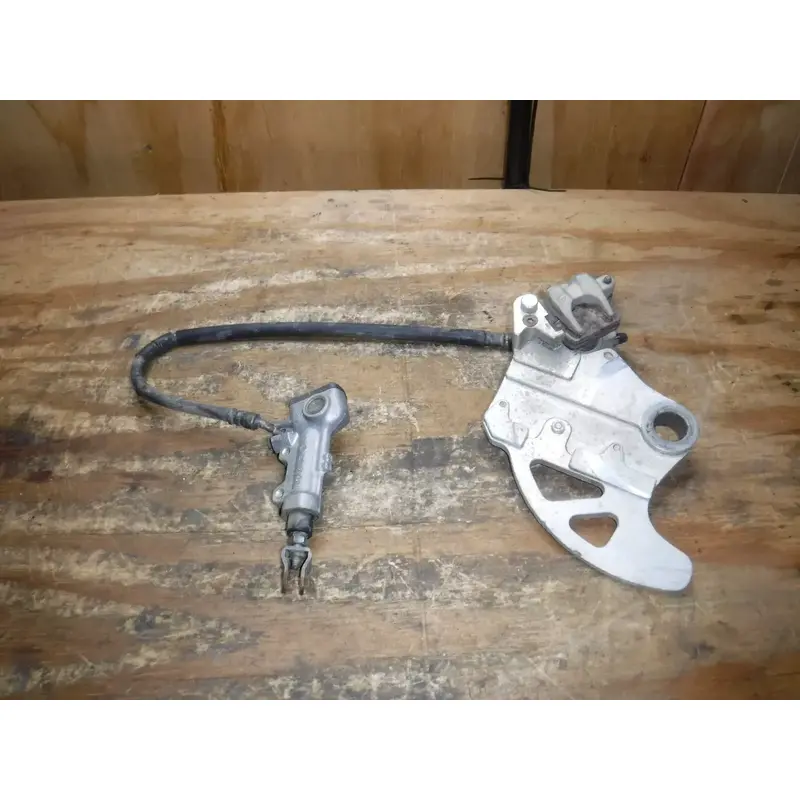 2010 Kx250f (B) Kawasaki Rear Brake Assembly Caliper Pads Mastercylinder Line