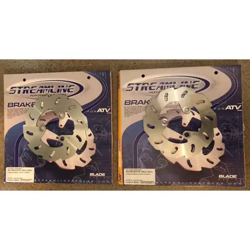 STREAMLINE F-ROT4 FRONT BRAKE ROTOR ATV 2002-2004 SUZUKI KAWASAKI Z 400 KFX 400