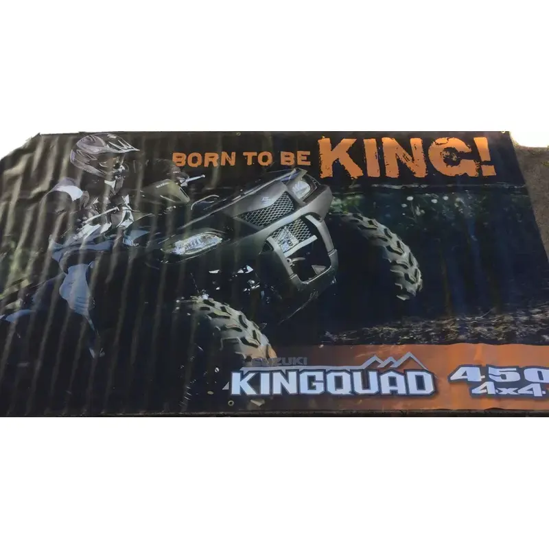 SUZUKI ATV KING QUAD 450 LTA450 VINYL WALL POSTER BANNER DEALER SIGN 36X92
