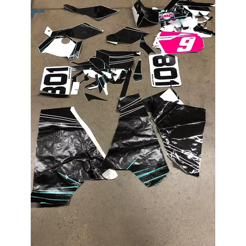CANAM CAN AM X3 RACING #80 MILLER DECAL KIT GRAPHICS EMBLEMS LOT