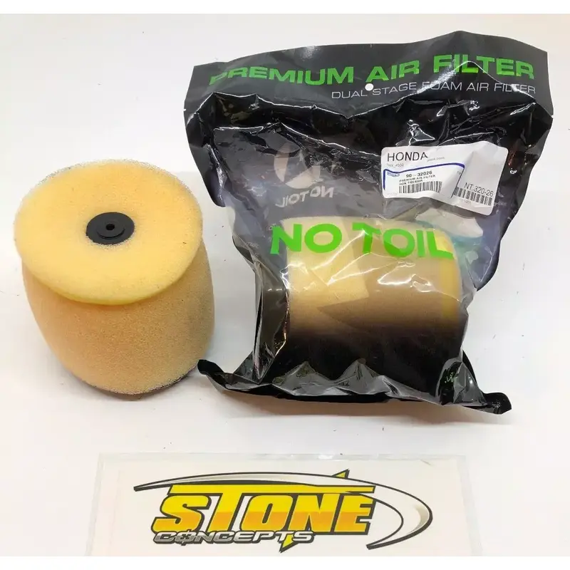 NO TOIL STANDARD FOAM AIR FILTER (2) FILTERS HONDA TRX450R TRX 450R 2004 2005