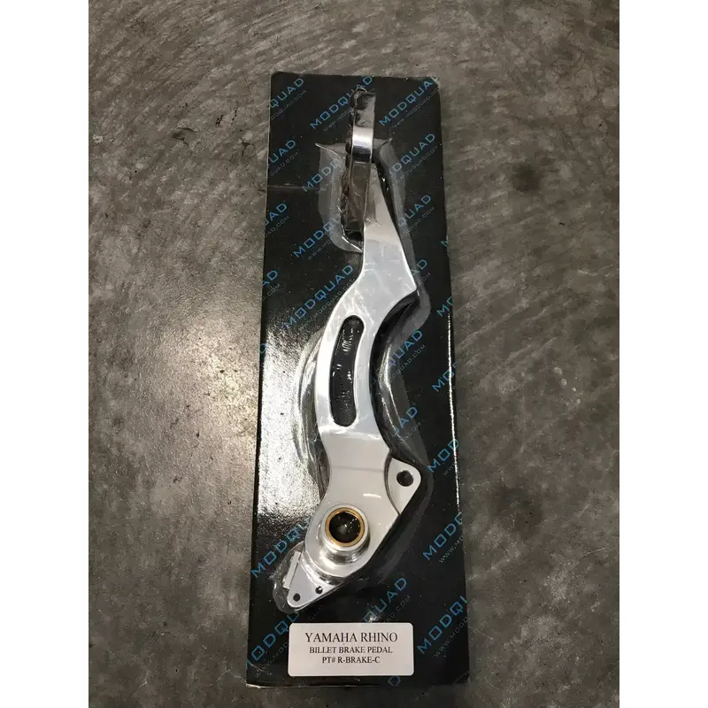 MODQUAD BILLET BRAKE PEDAL YAMAHA RHINO 450 660 700 ALL YEARS ALUMINUM