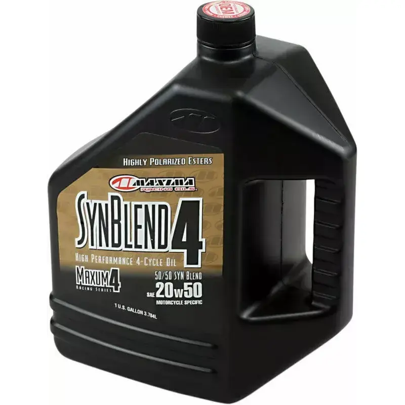Maxima Racing Oil SynBlend Semi-Synthetic 4-Stroke Motor Oil | 20W-50 | 1 Gallon