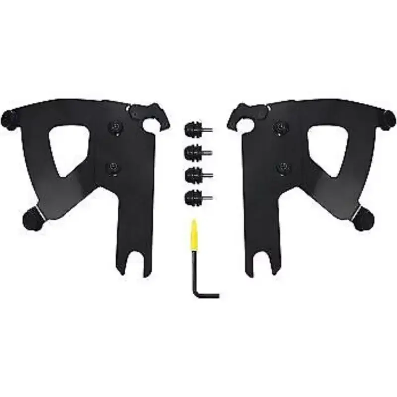 MEMPHIS SHADES MEB2040 Road Warrior Trigger-Lock Mount Kit Black for FLHRS/XS