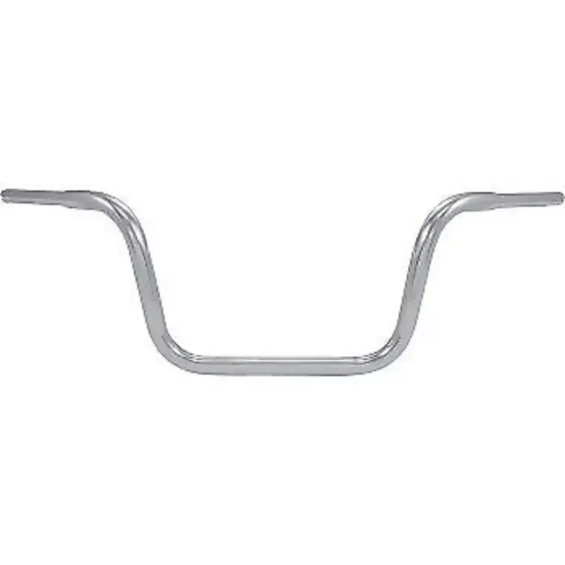 LA CHOPPERS LA-7312-10 Chrome Hefty 1-1/4" Handlebars 10" Ape Hanger