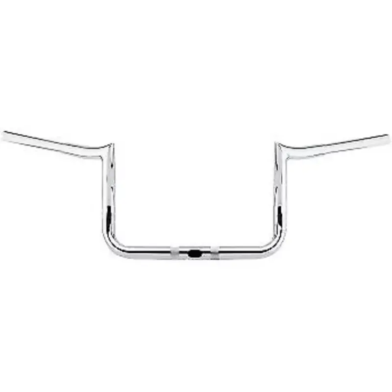 LA CHOPPERS LA-7353-10C Chrome 1-1/4" Hefty Prime 10" Ape Hanger Handlebars