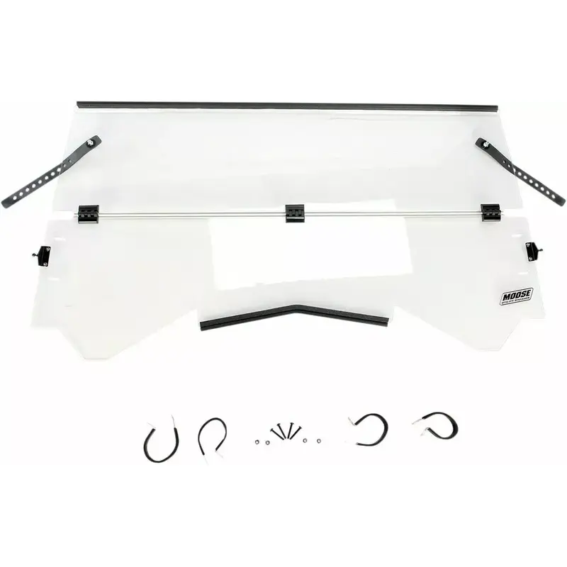 NEW MOOSE RACING 2317-0300 Full Folding Windshield fits Can Am 1000