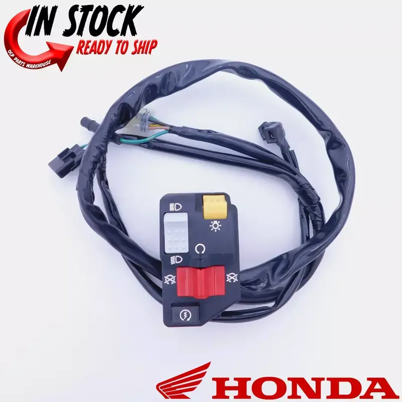 HONDA LEFT LIGHTING AND STARTER SWITCH ASSY 2018-2021 TRX250X OEM 35150-HN6-A53