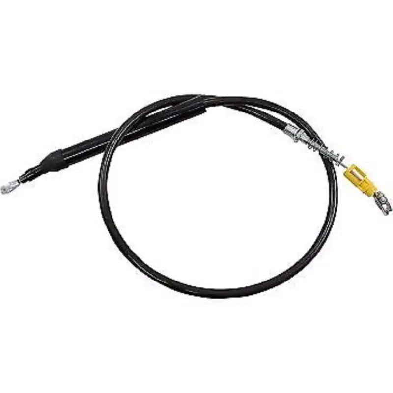 LA CHOPPERS Black Midnight Braided Clutch Cable 12-14" Apes
