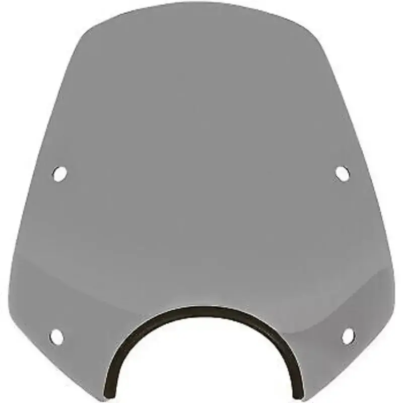 Memphis Shades Sportshield Del Rey 15" Windshield Black Smoke for Motorcycles