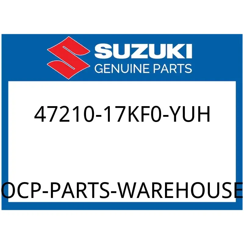 Suzuki OEM Part 47210-17KF0-YUH COVER,FRAME,L (WHITE)