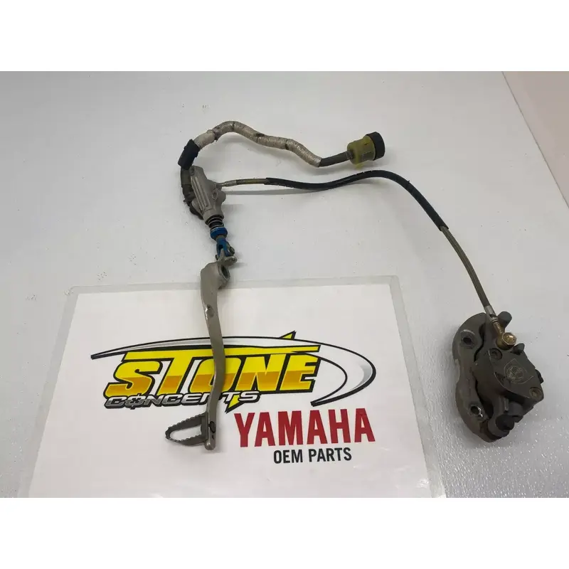 YAMAHA YFZ450R YFZ450X REAR BRAKE MASTER CYLINDER PEDAL CALIPER LINE HOSE SET UP