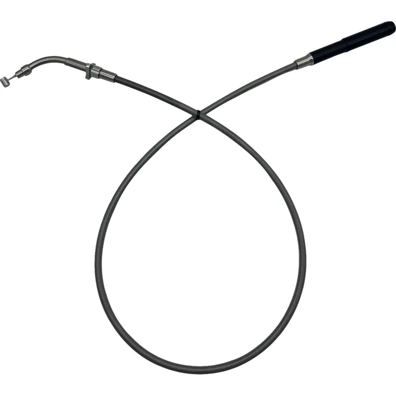FAT BAGGERS INC. EZ Install Upper Clutch Cable - FLHX/FLTR,SE - +2" - Braided 108002