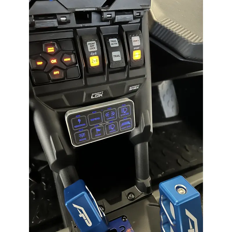 X3 Switch Pros Start Button Mount by Reed Made Speed