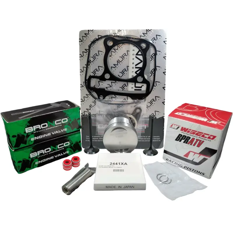 09-21 RZR 170 RZR170 Cylinder Head Valves Rebuild Wiseco Piston & Namura Gaskets