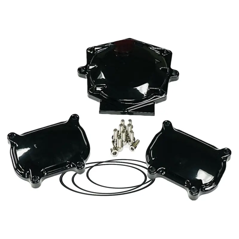 Yamaha 1S3-11185-10-00 Black Cylinder Head Side Cover 2 3 Valve Covers Ti Bolts