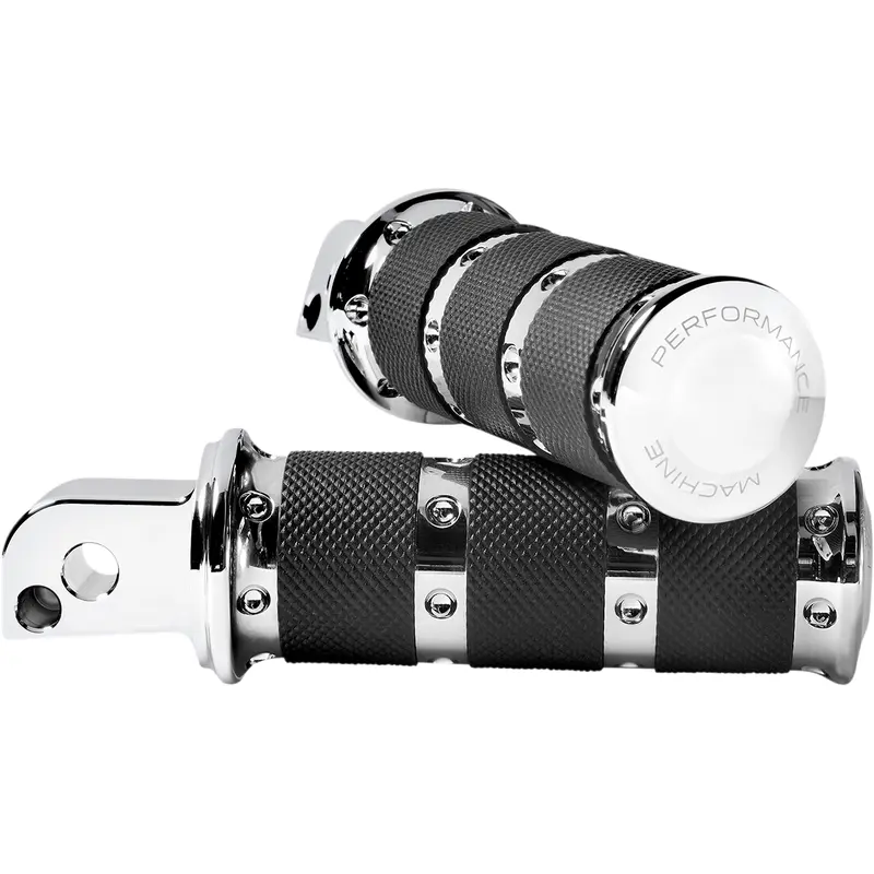 PERFORMANCE MACHINE (PM) Footpegs - Chrome - XLS - M8 - Passenger 0035-1249M-CH